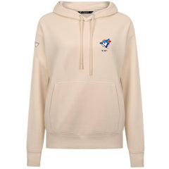 Toronto Blue Jays Levelwear Women's Cooperstown Collection Adorn Core Logo Pullover Hoodie Sale