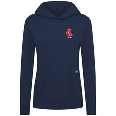 Boston Red Sox Levelwear Women's Cooperstown Collection Relay Core Logo Pullover Hoodie Sale