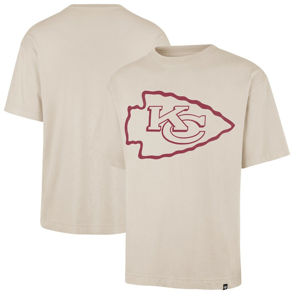 Kansas City Chiefs '47 Bouldering Imprint Ravine Foundation T-Shirt - Tan - 47 brand