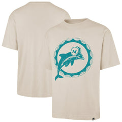 Miami Dolphins '47 Bouldering Imprint Ravine Foundation Throwback T-Shirt - Tan - 47 brand