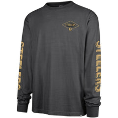 Pittsburgh Steelers '47 Cairn Ravine Foundation Long Sleeve T-Shirt - Black - 47 brand