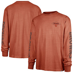 Cleveland Browns '47 Cairn Ravine Foundation Throwback Long Sleeve T-Shirt - Orange - 47 brand