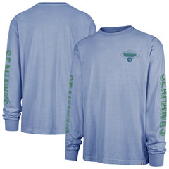 Seattle Seahawks '47 Cairn Ravine Foundation Throwback Long Sleeve T-Shirt - Blue - 47 brand
