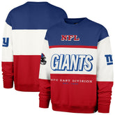 New York Giants '47 Breeze Maximalist Sweatshirt - Royal/Red - 47 brand