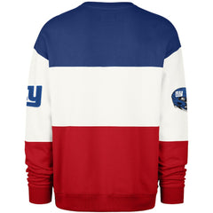 New York Giants '47 Breeze Maximalist Sweatshirt - Royal/Red - 47 brand