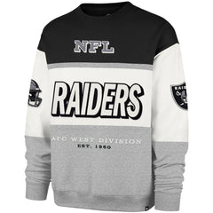 Las Vegas Raiders '47 Breeze Maximalist Sweatshirt - Black/Gray - 47 brand