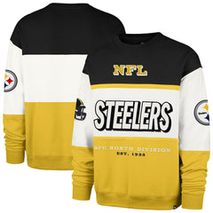 Pittsburgh Steelers '47 Breeze Maximalist Sweatshirt - Black/Gold - 47 brand