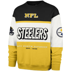 Pittsburgh Steelers '47 Breeze Maximalist Sweatshirt - Black/Gold - 47 brand