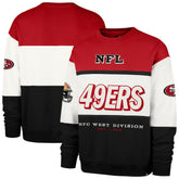 San Francisco 49ers '47 Breeze Maximalist Sweatshirt - Scarlet/Black - 47 brand