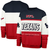 Houston Texans '47 Breeze Maximalist Sweatshirt - Navy/Red - 47 brand