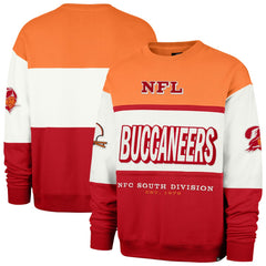Tampa Bay Buccaneers '47 Throwback Breeze Maximalist Sweatshirt - Orange/Red - 47 brand
