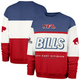 Buffalo Bills '47 Throwback Breeze Maximalist Sweatshirt - Royal/Red - 47 brand