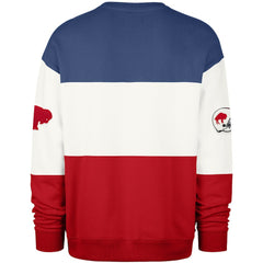 Buffalo Bills '47 Throwback Breeze Maximalist Sweatshirt - Royal/Red - 47 brand