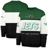 New York Jets '47 Throwback Breeze Maximalist Sweatshirt - Kelly Green/Black - 47 brand