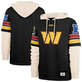 Washington Commanders '47 Split Zone Cornerback Duo Hoodie - Black - 47 brand