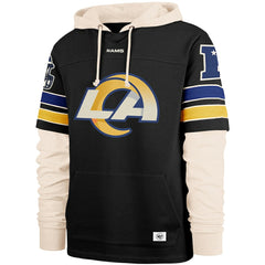 Los Angeles Rams '47 Split Zone Cornerback Duo Hoodie - Black - 47 brand
