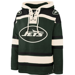 New York Jets '47 Men's Superior Lacer Hoodie - Dark Green - 47 brand