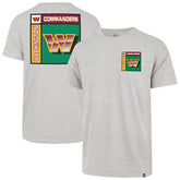Washington Commanders '47 Chrome Plate Franklin T-Shirt - Gray - 47 brand
