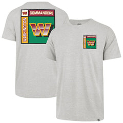 Washington Commanders '47 Chrome Plate Franklin T-Shirt - Gray - 47 brand