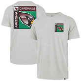 Arizona Cardinals '47 Chrome Plate Franklin T-Shirt - Gray - 47 brand