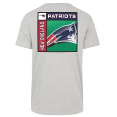 New England Patriots '47 Chrome Plate Franklin T-Shirt - Gray - 47 brand