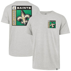 New Orleans Saints '47 Chrome Plate Franklin T-Shirt - Gray - 47 brand
