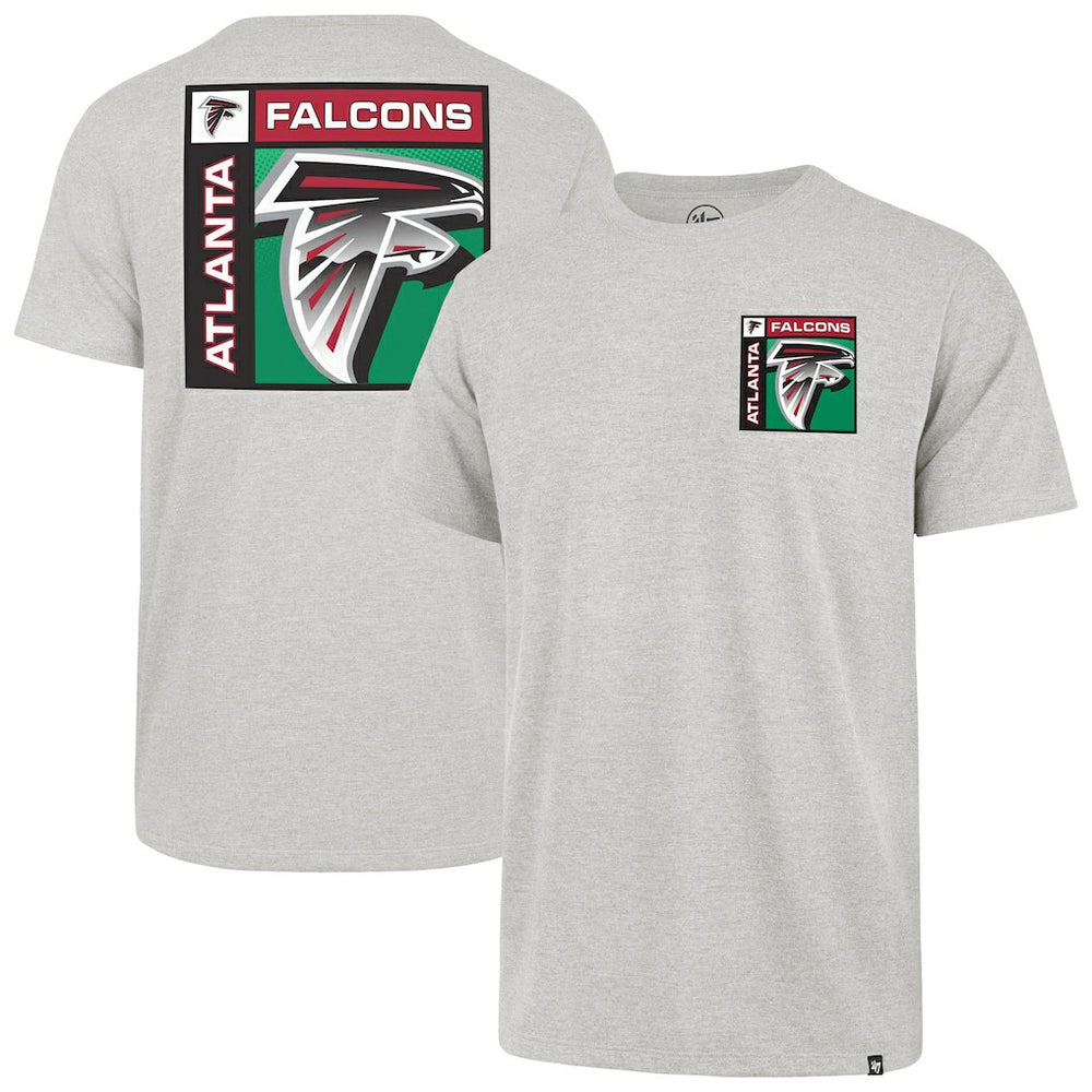 Atlanta Falcons '47 Chrome Plate Franklin T-Shirt - Gray - 47 brand