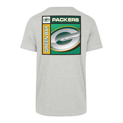 Green Bay Packers '47 Chrome Plate Franklin T-Shirt - Gray - 47 brand