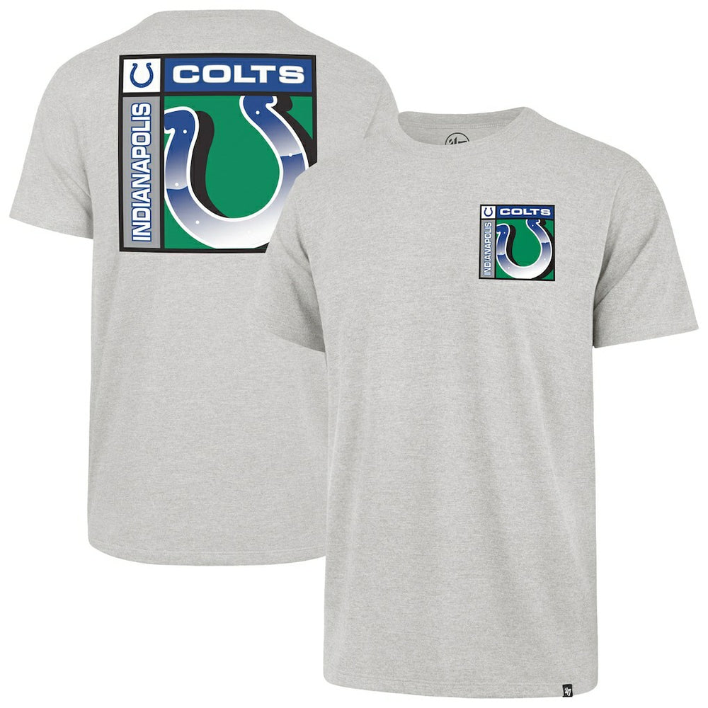 Indianapolis Colts '47 Chrome Plate Franklin T-Shirt - Gray - 47 brand