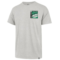 New York Jets '47 Chrome Plate Franklin T-Shirt - Gray - 47 brand