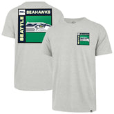 Seattle Seahawks '47 Chrome Plate Franklin T-Shirt - Gray - 47 brand