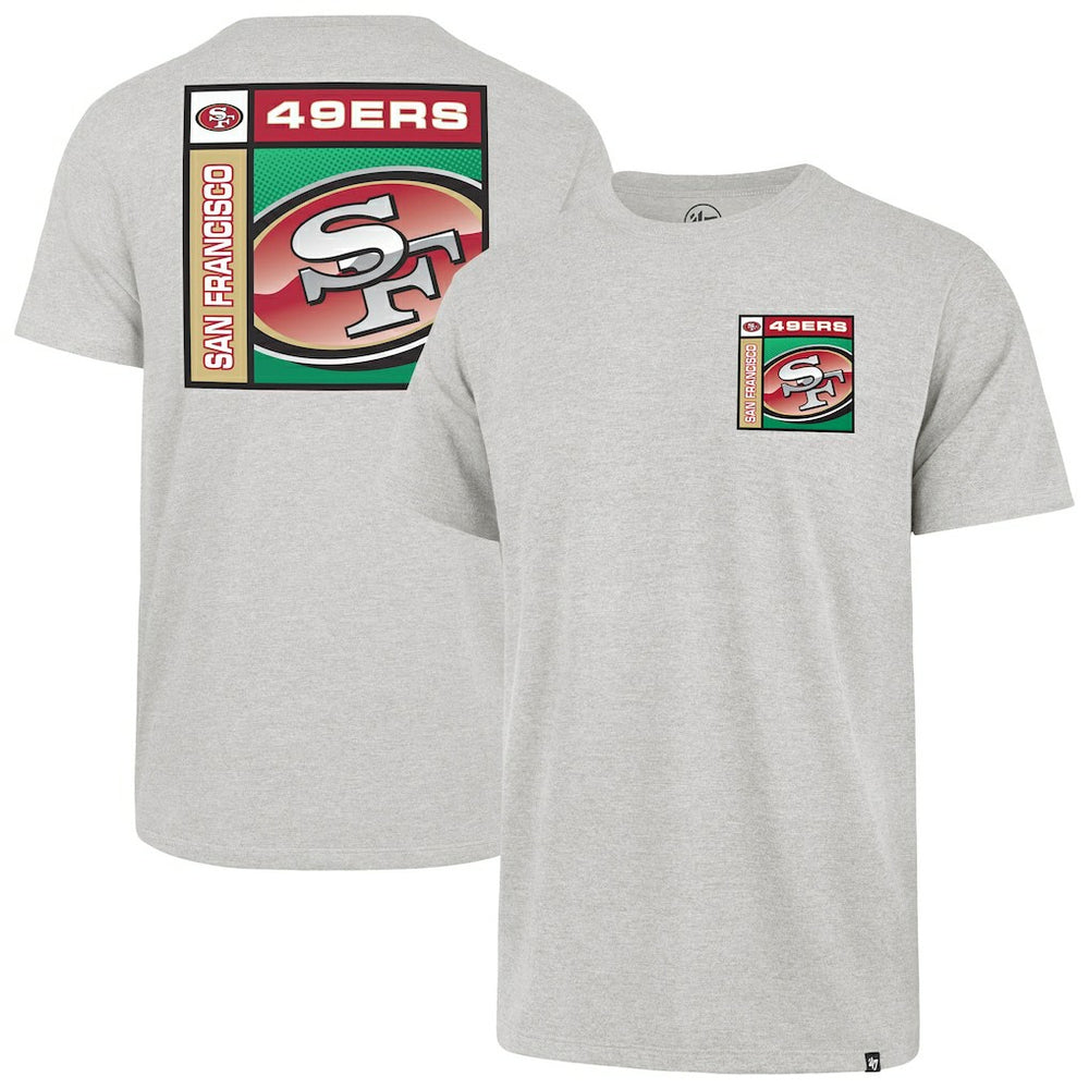 San Francisco 49ers '47 Chrome Plate Franklin T-Shirt - Gray - 47 brand