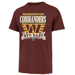 Washington Commanders '47 Stripe Splash Franklin T-Shirt - Burgundy - 47 brand