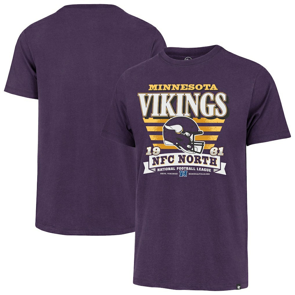 Minnesota Vikings '47 Stripe Splash Franklin T-Shirt - Purple - 47 brand