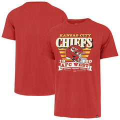 Kansas City Chiefs '47 Stripe Splash Franklin T-Shirt - Red - 47 brand