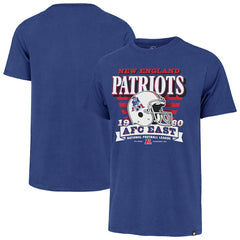 New England Patriots '47 Stripe Splash Franklin Throwback T-Shirt - Royal - 47 brand