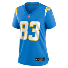 Tyler Conklin Los Angeles Chargers Women's Team Game Jersey - Powder Blue - Nike