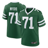 Josh Myers New York Jets Team Game Jersey - Legacy Green - Nike