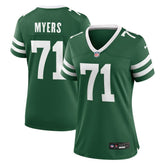 Josh Myers New York Jets Women's Game Jersey - Legacy Green - Nike
