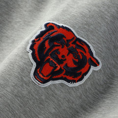 Chicago Bears Antigua Urgent Pullover Hoodie - Heather Gray/Navy - NFL