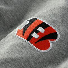 Cincinnati Bengals Antigua Urgent Pullover Hoodie - Heather Gray/Black - NFL