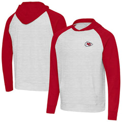 Kansas City Chiefs Antigua Urgent Pullover Hoodie - Red/Gray - NFL