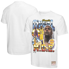 Mitchell & Ness Shaquille O'Neal Los Angeles Lakers Commemorative Collage T-Shirt White