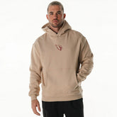 Arizona Cardinals The Wild Collective Unisex Oversized Graphic Fleece Hoodie - Tan - NFL