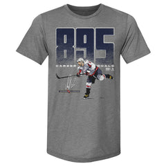 Alexander Ovechkin Washington Capitals 500 Level NHL All-Time Leading Goal Scorer Tri-Blend Bold T-Shirt - Gray | NHL Lifestyle