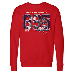 Alexander Ovechkin Washington Capitals 500 Level NHL All-Time Leading Goal Scorer Overlay Pullover Sweatshirt - Red | NHL online