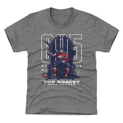 Alexander Ovechkin Washington Capitals 500 Level Youth NHL All-Time Leading Goal Scorer Throne T-Shirt - Gray | NHL sale