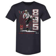 Alexander Ovechkin Washington Capitals 500 Level NHL All-Time Leading Goal Scorer Tri-Blend Vertical T-Shirt - Navy | NHL on sale