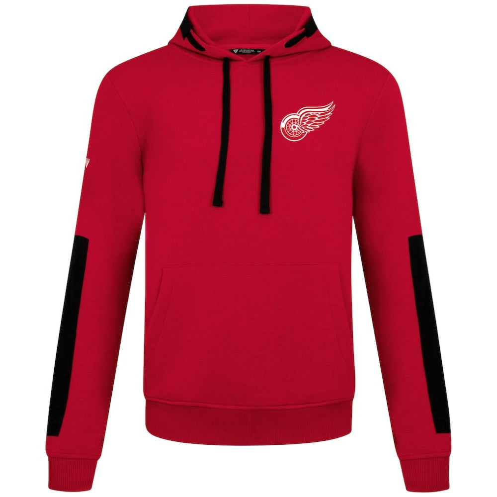 Detroit Red Wings Levelwear Bombay Response Pullover Hoodie - Red | NHL Clearance