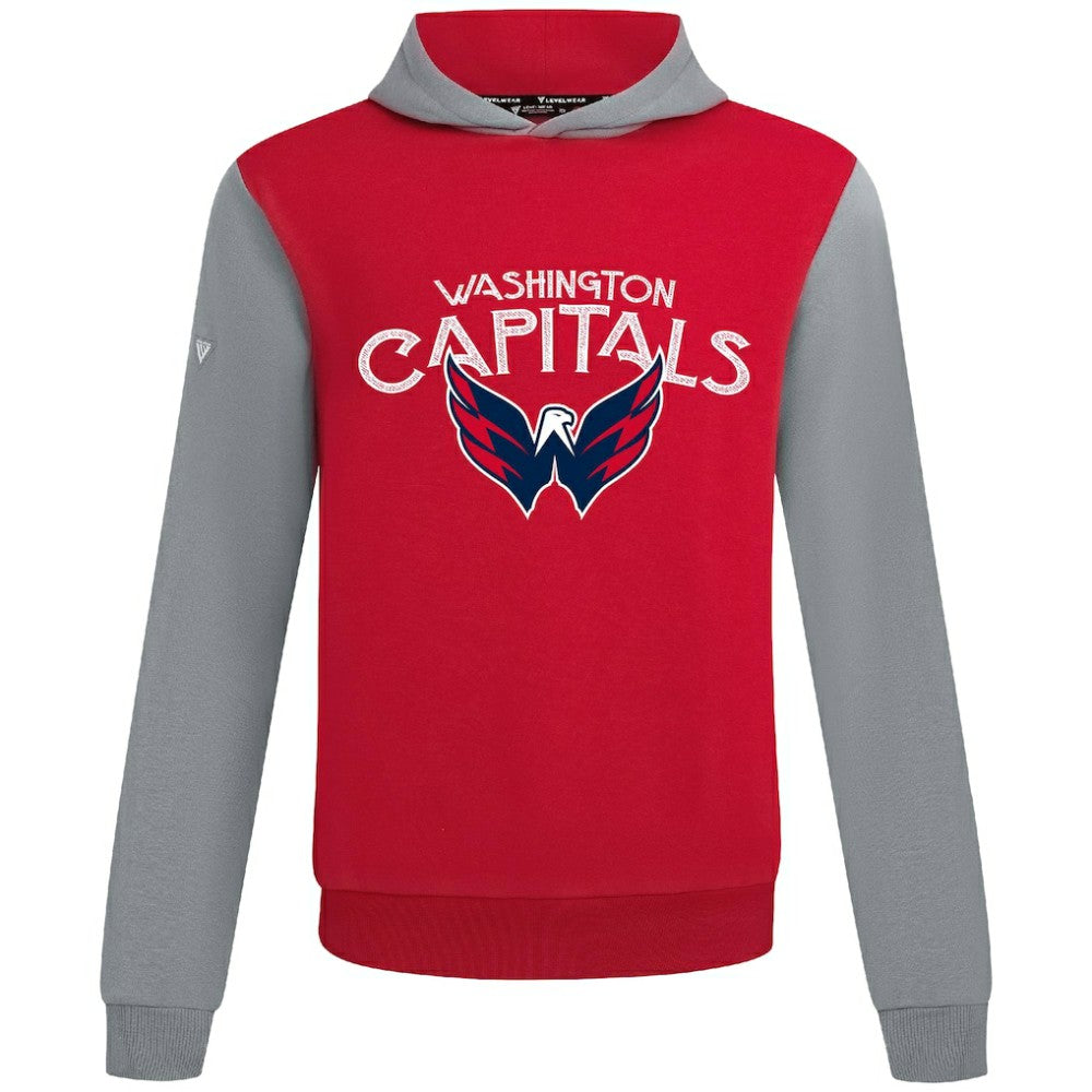 Washington Capitals Levelwear Ultimate Mission Pullover Hoodie - Red/Gray | NHL discount